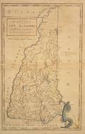 Engraved Map of the State of New Hampshire