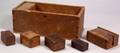 Five Small Wooden Boxes and a Bible Box