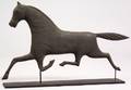Small Molded Sheet Copper Running Horse Figure