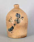 Four gallon stoneware jug 19th c