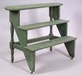 Green Painted White Pine Plant Stand