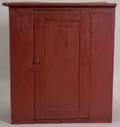 Hanging Pine Paneled Cupboard