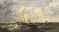 Attributed to James Webb British 18251895 Marine Scene