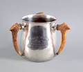 Spanish American War silver and horn trophy by Gorham