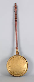 Brass bedwarmer early 19th c
