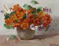 Abbott Fuller Graves American 18591936 Still Life with Nasturtiums