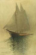 Hartwell Leon Woodcock American 18531929 Schooner
