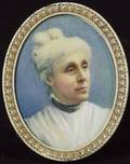 Grace M Hall Blashfield American 18701947 Miniature Portrait of Mary Baker Eddy Founder of the Christian Science Church