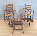 Two bowback windsor chairs