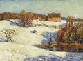 Wilson Henry Irvine American 18691936 Homestead Winter