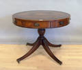 Regency style drum table by Weiman