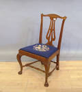 New England Queen Anne cherry dining chair