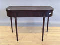 Sheraton mahogany card table