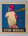 1949 Leaf Gum no 4 Stan Musial Baseball Card