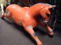 Mid20th Century Painted and Carved Wood and Composition Amusement Carousel Horse