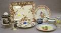 Nine Pieces of Assorted Decorated Ceramic Tableware