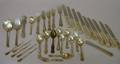 Twentyfive Pieces of Assorted Sterling Silver and Ten Pieces of Silver Plated Flatware