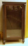 Empirestyle Mahogany Veneer OneDoor Display Cabinet