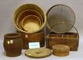 Twelve Assorted Country Woodenware Articles