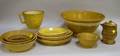 Twelve Pieces of Assorted Yellowware