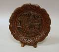 Chinese Carved Cinnabar Plate