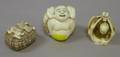 Three Japanese Carved Ivory Figures