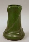Small Weller Matte Green Glazed Vase