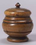 Small Treenware Covered Jar