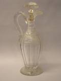 French Colorless Leaded Glass Decanter