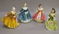 Four Royal Doulton Porcelain Figures