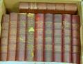 Red LeatherBound Set of Nine Masters in Art 19001908 and a Portraits Raeburn