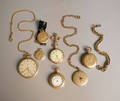 Group of pocket watches and parts