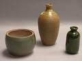 Three Trapp Studio Glazed Pottery Vessels