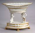 Paris Porcelain Parcel Gilt Centerpiece