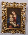 German Porcelain Plaque of the Madonna and Child