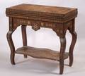 Syrian MotherofPearl Inlaid Hardwood Game Table
