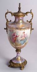 Sevres Handpainted Porcelain Urn