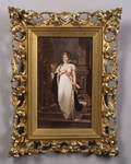 Berlin Painted Porcelain Plaque of Princess Louise