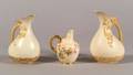 Three Royal Worcester Porcelain Jugs