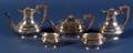 Five Piece Elizabeth II Sterling Georgianstyle Tea and Coffee Service