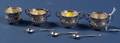 Set of Four Victorian Silver Open Salts