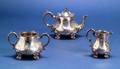 Three Piece Scottish Victorian Silver Tea Set