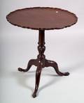 George III Carved Mahogany Tilttop Tripod Table
