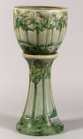 Art Pottery Jardiniere on Stand