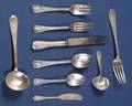 Tiffany  Co Sterling Flemish Luncheon Flatware Service