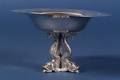 Tuttle Sterling Dolphin Stemmed Compote