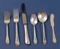 Tuttle Sterling Feather Edge Flatware Service for Ten