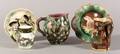 Five Majolica Glazed Earthenware Items