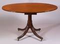 Regency Mahogany Oval Tilttop Breakfast Table