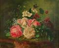 Amalie Krcher German 19th Century Floral Still Life